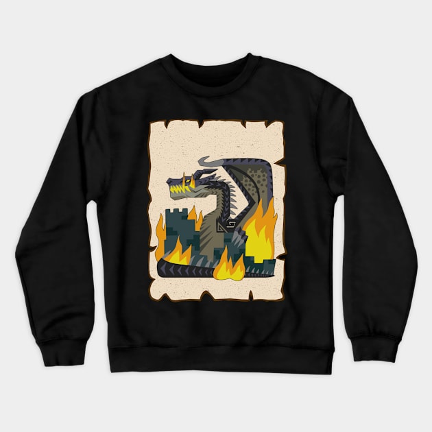 Fatalis Quest! Crewneck Sweatshirt by MaxMeCustom